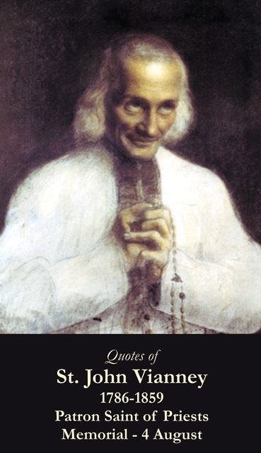 St. John Vianney Prayer Card